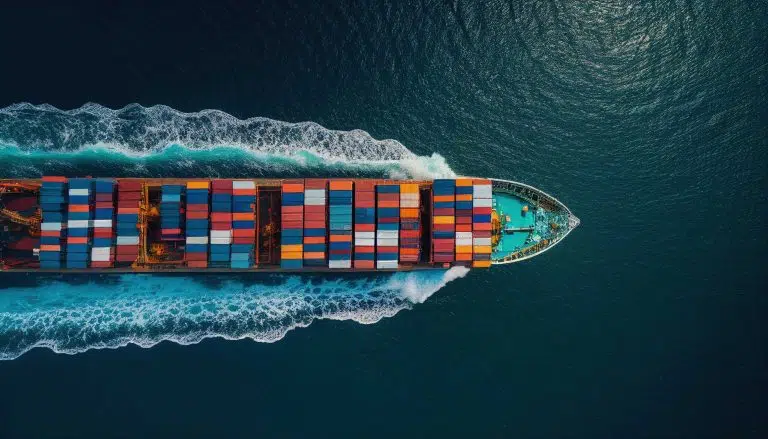 Container shipping business logistic import